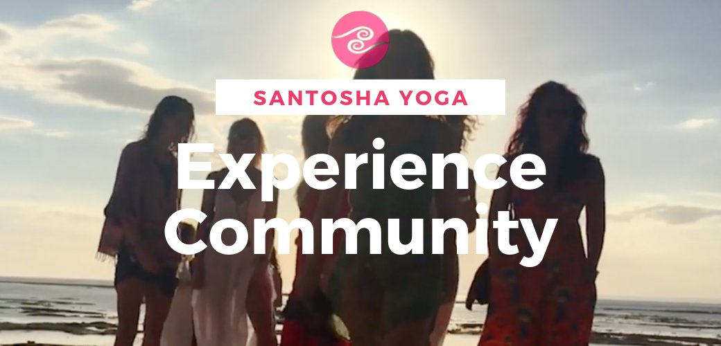 santosha yoga teacher training students on beach