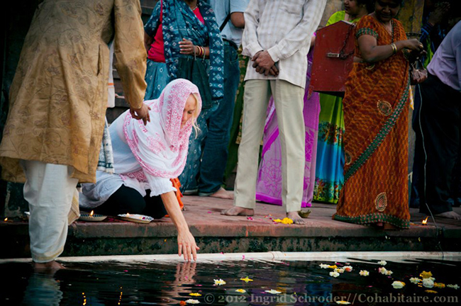 Santosha Sunny Richards, Surf Yoga retreat teacher training bali India