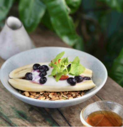 Tasty Meals Prepared by a Nutrition Expert - Delicious On-Site Cafe Under our Yoga Shala - Nusa Lembongan, Bali - Santosha Yoga Institute