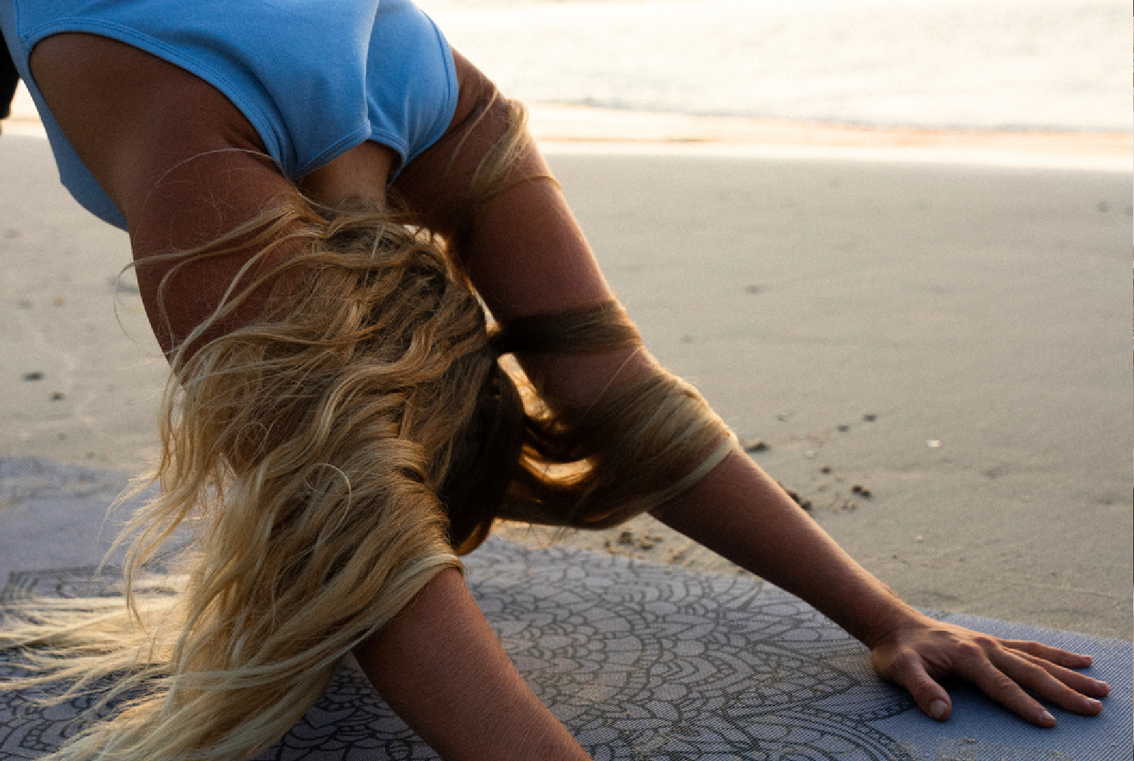 Santosha Yoga - return to byron - Flowing Yoga on the Beach at Sunrise-bay